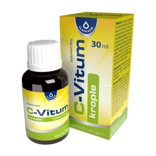 C-Vitum, krople od 3 roku życia, 30 ml - Witaminy i minerały - miniaturka - grafika 1