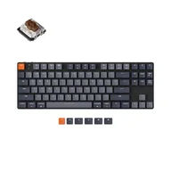 Klawiatury - Keychron K1 Se Slim Led Brown Gateron K1Se-A3 ciemnoszara - miniaturka - grafika 1