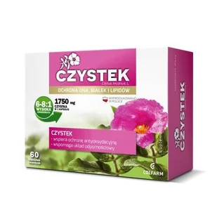 Suplement diety, Czystek, na układ odpornościowy 60 kapsułek - Witaminy i minerały - miniaturka - grafika 1