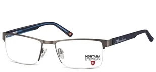 Męskie oprawki korekcyjne żyłkowe MM622B - Okulary korekcyjne, oprawki, szkła - miniaturka - grafika 1