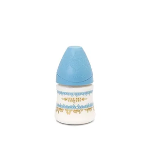 Suavinex Butelka Haute Couture 150ml wolny przepływ | PONAD 10 TYŚ PRODUKTÓW W ATRAKCYJNYCH CENACH | SZYBKA - Butelki dla niemowląt - miniaturka - grafika 1