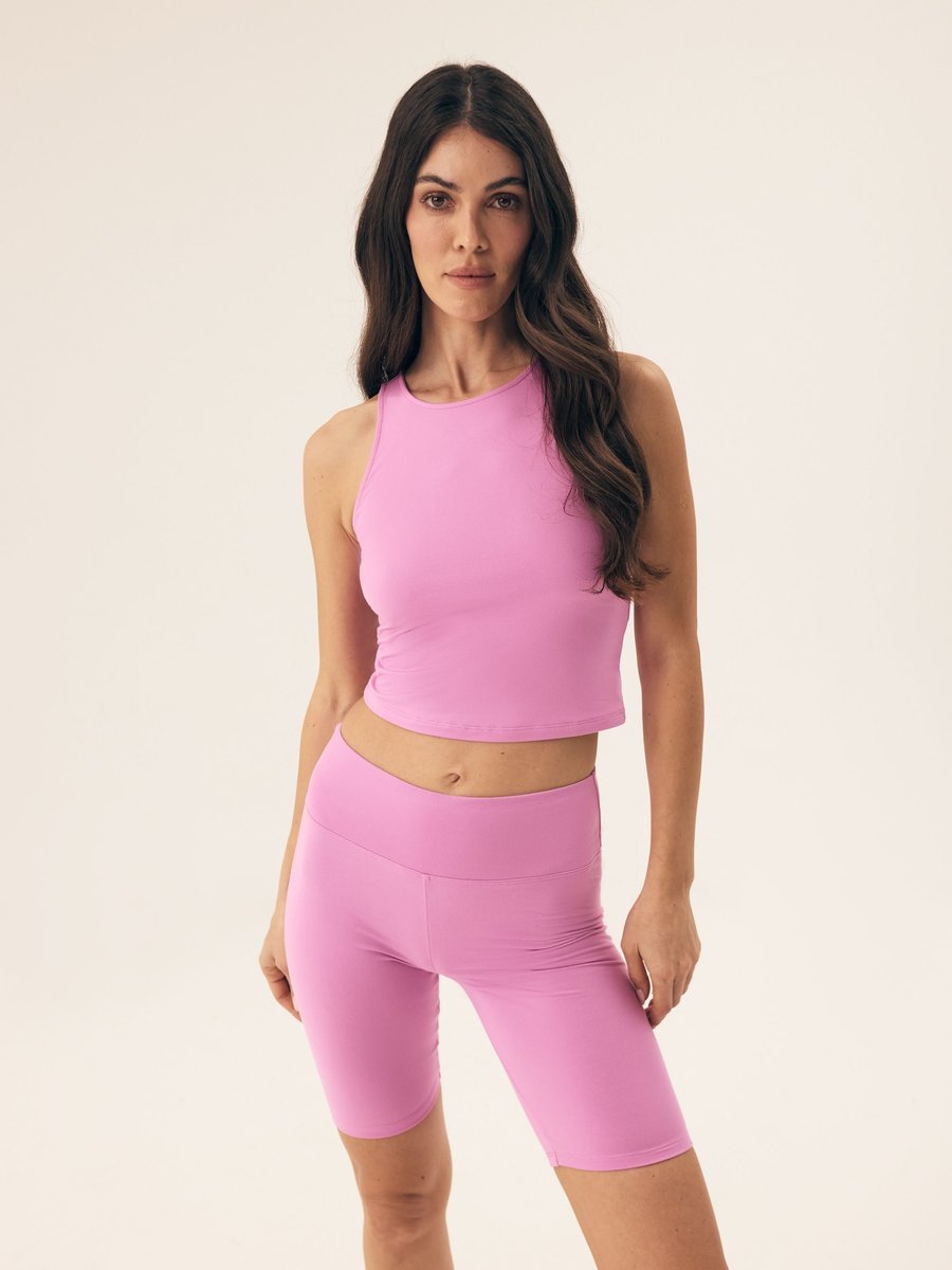 Top bez rękawów Midrise Bloovii różowy M