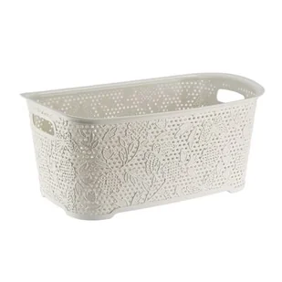Kosz na pranie FANCY kremowy - Pudła i pojemniki do przechowywania - miniaturka - grafika 1