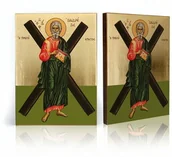 Ikony i obrazy sakralne - Ikona religijna Święty Andrzej Apostoł - miniaturka - grafika 1