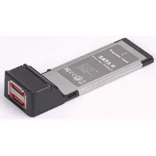 Gembird Adapter PCMCIA - 2 x eSATA/SATA PCMCIAXESATA22 - Adaptery i przejściówki - miniaturka - grafika 1