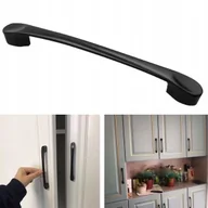 Meble modułowe i akcesoria - Uchwyt meblowy czarny mat LOFT 192mm - miniaturka - grafika 1