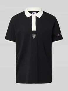 Koszulka polo z wyhaftowanym logo - Koszulki męskie - miniaturka - grafika 1