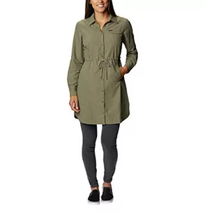 Columbia Silver Ridge Novelty Dress Women, stone green S 2021 Sukienki 1931564397-S - Sukienki - miniaturka - grafika 1