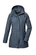 Kurtki damskie - G.I.G.A. DX Damska kurtka softshellowa Parka/Softshell z odpinanym kapturem GW 22 WMN SFTSHLL PRK, stalowoniebieska, 50, 42210-000 - miniaturka - grafika 1
