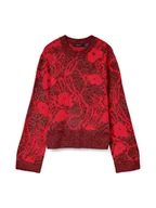 Swetry damskie - Vero Moda Sweter w kolorze bordowym - miniaturka - grafika 1