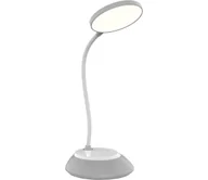 Lampy stojące - LED Ściemnialna akumulatorowa lampa stołowa VISUA LED/5W/5V 3000-5000K szara - miniaturka - grafika 1