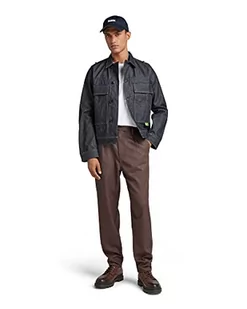 G-STAR RAW Męska kurtka Utility Flap Pocket Jacket, niebieska (raw Denim B988-001), L - Kurtki męskie - miniaturka - grafika 1