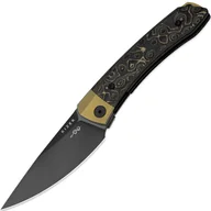 Scyzoryki - Kizer Mini MoMo S90V Tytan+Fat Carbon Camo Gold Ki3663A3 - miniaturka - grafika 1