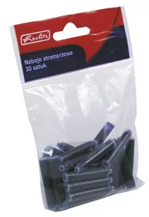 Herlitz Naboje atramentowe w woreczku niebieskie 30 sztuk 13 - Przybory szkolne - miniaturka - grafika 1