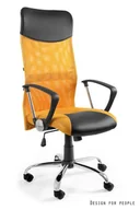 Fotele i krzesła biurowe - Fotel UNIQUE Viper, pomarańczowy, 128x62x50 cm - miniaturka - grafika 1