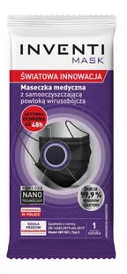 Inventi Mask Maska Maseczka medyczna 1szt. - Maseczki ochronne i antywirusowe - miniaturka - grafika 1