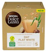 Kawa - Nescafe Dolce Gusto Oat Flat White Rozpuszczalny napój kawowy z owsem 12 x 10,9 g - miniaturka - grafika 1