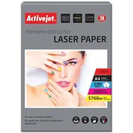 Papier do drukarek - ActiveJet Papier fotograficzny błyszczący A4 100 szt 200g AP4-200G100L - miniaturka - grafika 1