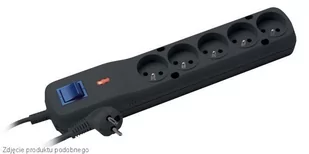 Lestar Listwa zasilająca LVT-530WA 5W 2,5m czarna 1966001054 - Listwy zasilające - miniaturka - grafika 1