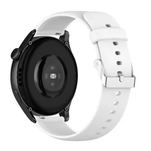 Huawei Watch 3 Pro Pasek Elastyczny silikon Biały - Akcesoria do smartwatchy - miniaturka - grafika 1