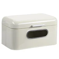 Chlebaki - Chlebak metalowy retro z okienkiem 30 x 18 x h16 cm - miniaturka - grafika 1