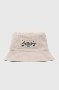 Czapki męskie - Billabong kapelusz bawełniany kolor beżowy bawełniany - grafika 1