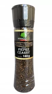 Pieprz czarny ziarno 180 g młynek Marina - Przyprawy i zioła sypkie - miniaturka - grafika 1