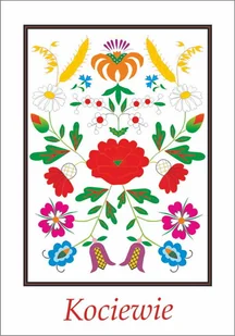 Pocztówka hafty Kociewia - Kartki okolicznościowe i zaproszenia - miniaturka - grafika 1