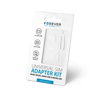 Forever Zestaw adapterów Forever nano SIM (T_0008262) - Adaptery i przejściówki - miniaturka - grafika 3