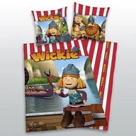 Pościel dla dzieci - Herding, Pościel dziecięca, Wickie, 140x200 cm - miniaturka - grafika 1