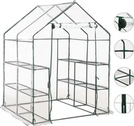 Szklarnie ogrodowe - Szklarnia Prolenta Premium z 8 półkami 143 x 143 x 195 cm - miniaturka - grafika 1