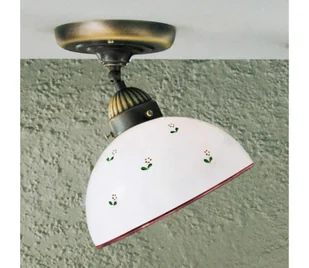 Kolarz 731.10.68 - Żyrandol natynkowy NONNA 1xE27/75W/230V śr. 30 cm czerwony - Lampy sufitowe - miniaturka - grafika 1