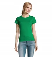 Koszulki i topy damskie - T-shirt Koszulka Damska WYSOKA JAKOŚĆ Sol's IMPERIAL 11502 Kelly Green XXL - miniaturka - grafika 1