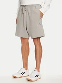 Spodenki męskie - adidas Szorty sportowe ALL SZN French IY4152 Szary Regular Fit - miniaturka - grafika 1