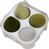 Chusteczki do demakijażu - JAMKO, Zestaw Gąbeczek Do Makijażu Zieleń, 4 Sztuki - miniaturka - grafika 1