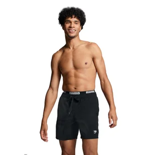 Kąpielówki męskie Puma, Utility Mid Shorts, Czarne - Kąpielówki męskie - miniaturka - grafika 1