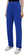 Spodnie damskie - Calvin Klein Spodnie Canvas High Waist K20K203535C65 24/32 - miniaturka - grafika 1