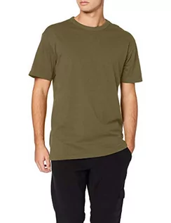 Koszulki męskie - Urban Classics Męski T-shirt z bawełny organicznej dla mężczyzn, organiczna koszulka dostępna w wielu kolorach, rozmiary S - 5XL, oliwkowy, M - grafika 1