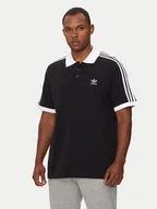 Koszulki męskie - adidas Polo adicolor Classics 3-Stripes IL2501 Czarny Regular Fit - miniaturka - grafika 1