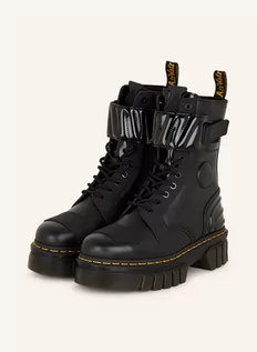 Botki damskie - Dr. Martens Botki Sznurowane Audrick 10i schwarz - grafika 1