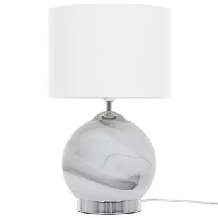 Beliani Lampa stołowa biała UELE - Lampy stojące - miniaturka - grafika 1