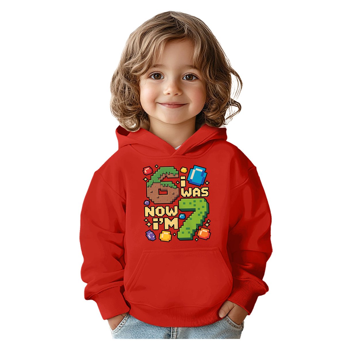 BLUZA DZIECIĘCA Z KAPTUREM 67 SIX SEVEN VIRAL 134-140 DLA DZIECKA PREZENT