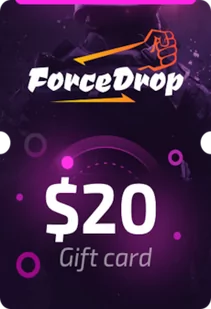 Forcedrop.gg Gift Card 20 USD - Code GLOBAL - Kody i doładowania cyfrowe - miniaturka - grafika 1