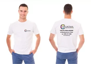Koszulka firmowa reklamowa z logo twojej firmy od 1 sztuki - Moda i Uroda OUTLET - miniaturka - grafika 1