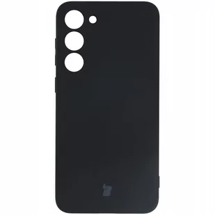 Bizon Etui Case Silicone Sq do Samsung Galaxy S23 Plus czarne - Etui i futerały do telefonów - miniaturka - grafika 1