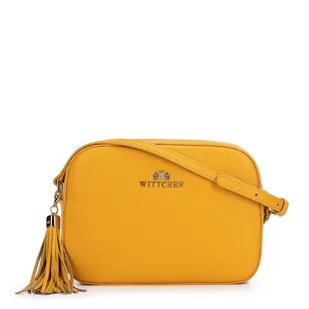 Damska listonoszka skórzana pudełkowa z chwostem - Torebki damskie Damska listonoszka skórzana pudełkowa z chwostem - Torebki damskie - miniaturka - grafika 1