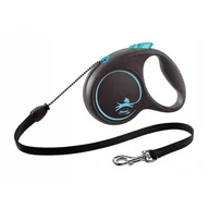 Smycze dla psów - Flexi smycz automatyczna Black Design M 5m 20kg - miniaturka - grafika 1
