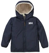 Kurtki i płaszcze dla dziewczynek - Helly Hansen Dziecięca kurtka CHAMP REVERSIBLE Navy, 7 - miniaturka - grafika 1