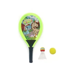 Rakietki Sportox Kids do tenisa z piłką i lotką Artyk - Zabawki i gry sportowe - miniaturka - grafika 1