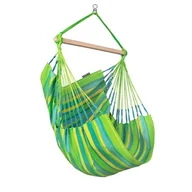 Fotele ogrodowe wiszące - Fotel hamakowy La Siesta Domingo Basic Kolor: zielony - miniaturka - grafika 1